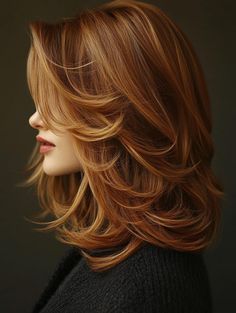 coupe de cheveux femme dégradé effilé mi-court