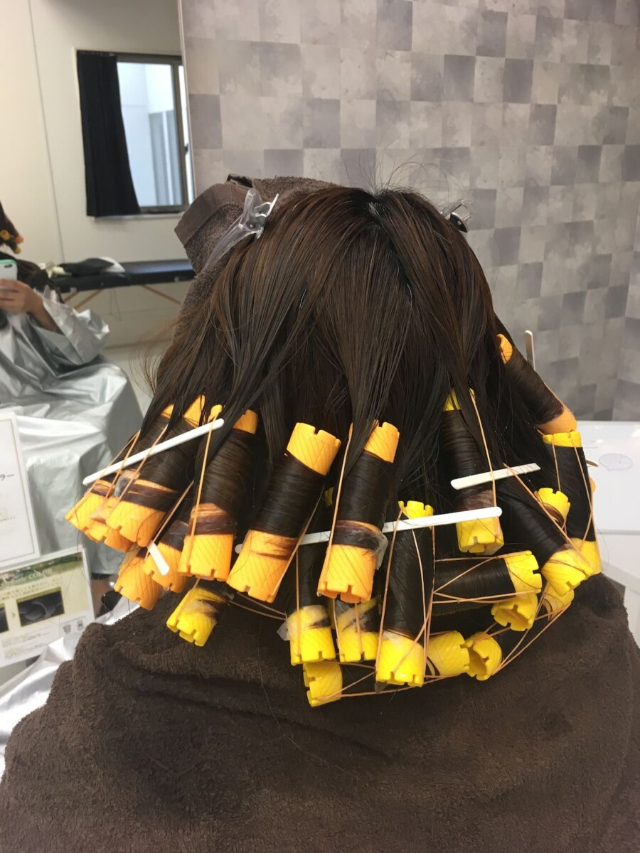 permanente sur cheveux courts