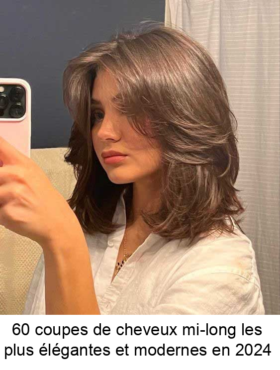 coupes cheveux mi-longs femmes