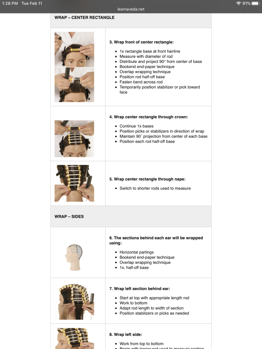 permanente sur cheveux courts