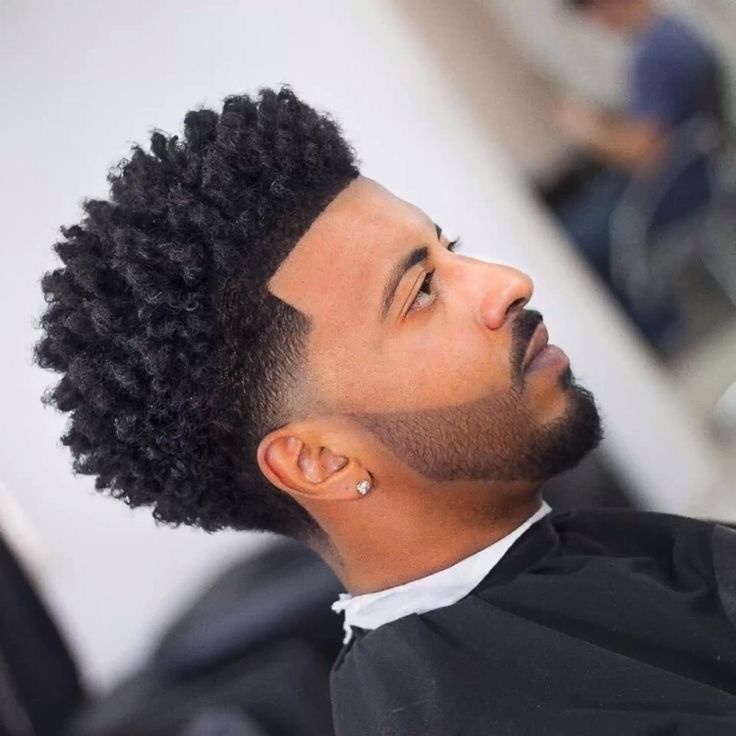 coupe homme afro tendance