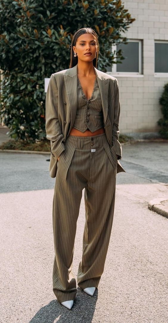 Look cheveux mi-longs