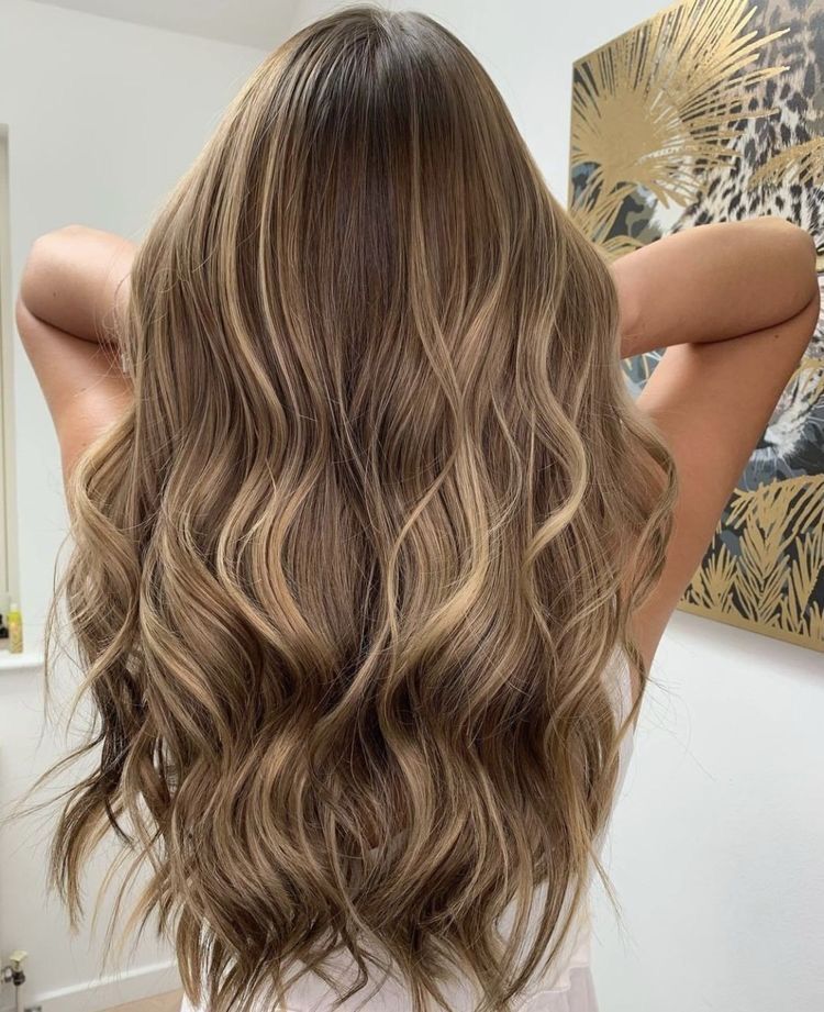 Balayage châtain