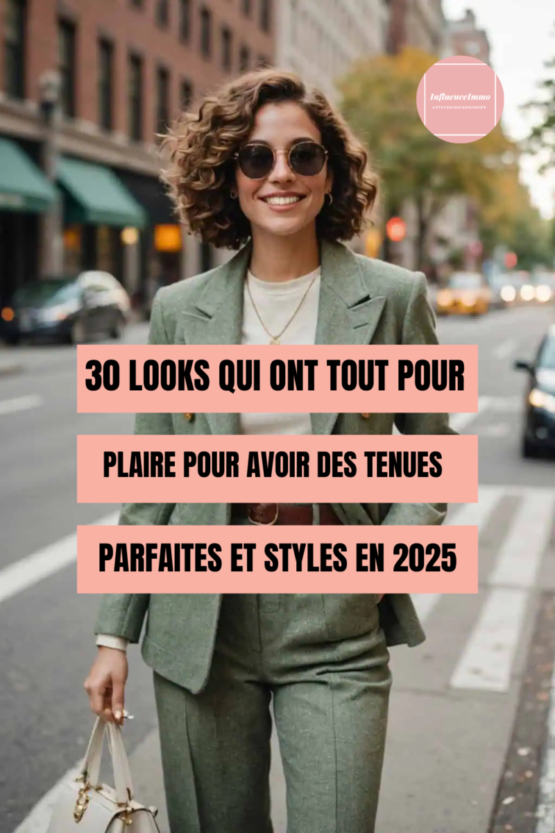 Look cheveux mi-longs