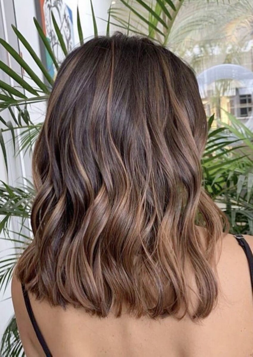 Balayage châtain