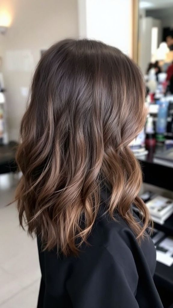 Balayage châtain