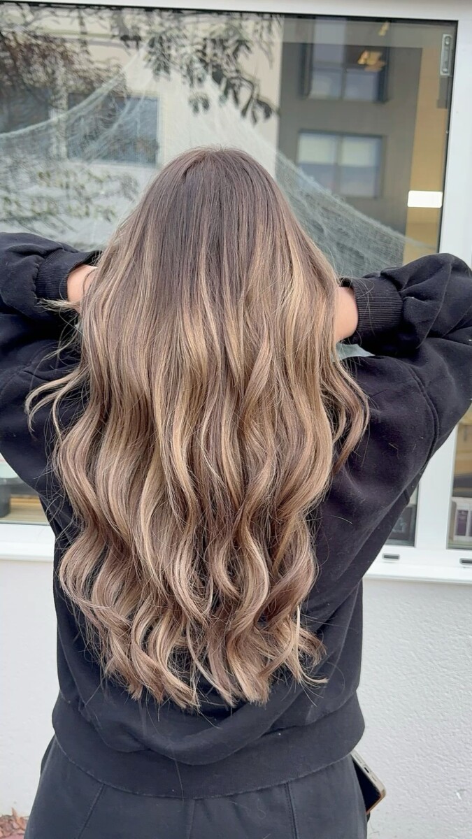 Balayage châtain
