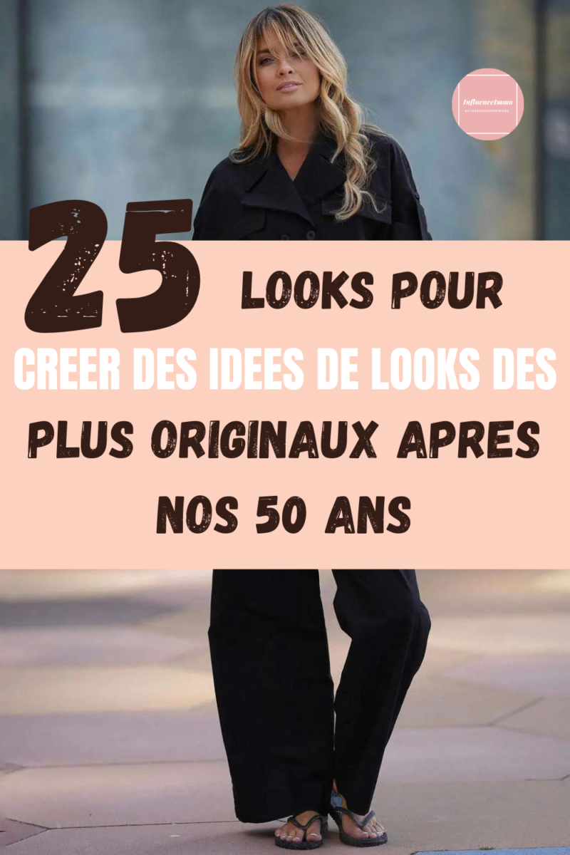 Look cheveux mi-longs