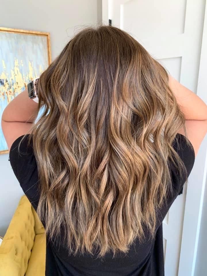 Balayage châtain