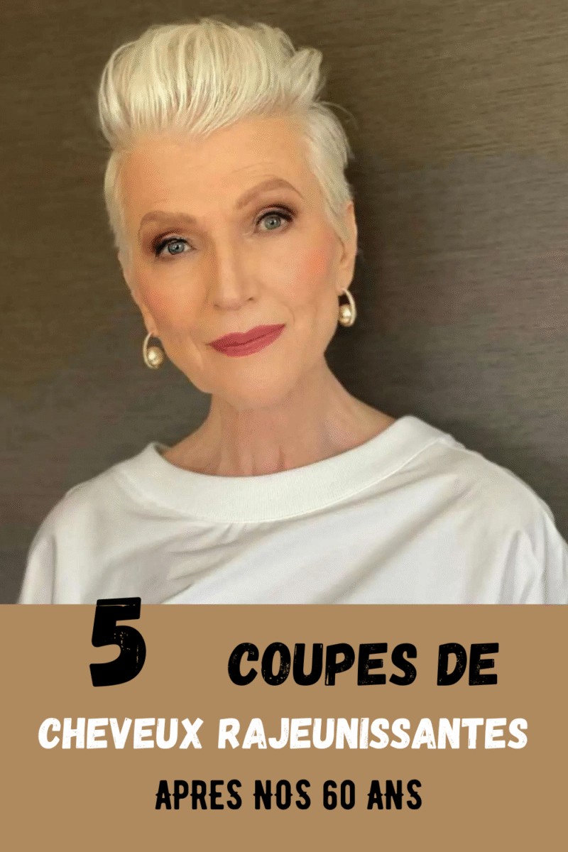 coiffure moderne 60 ans