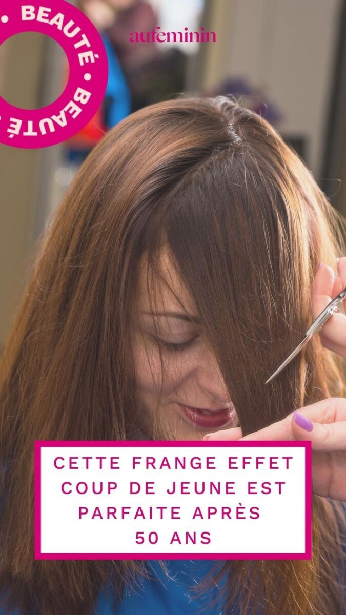 coupe mi-longue 50 ans frange