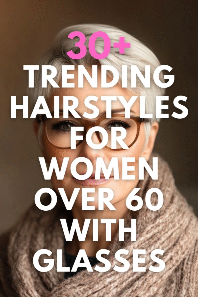 style coiffure lunettes 60 ans