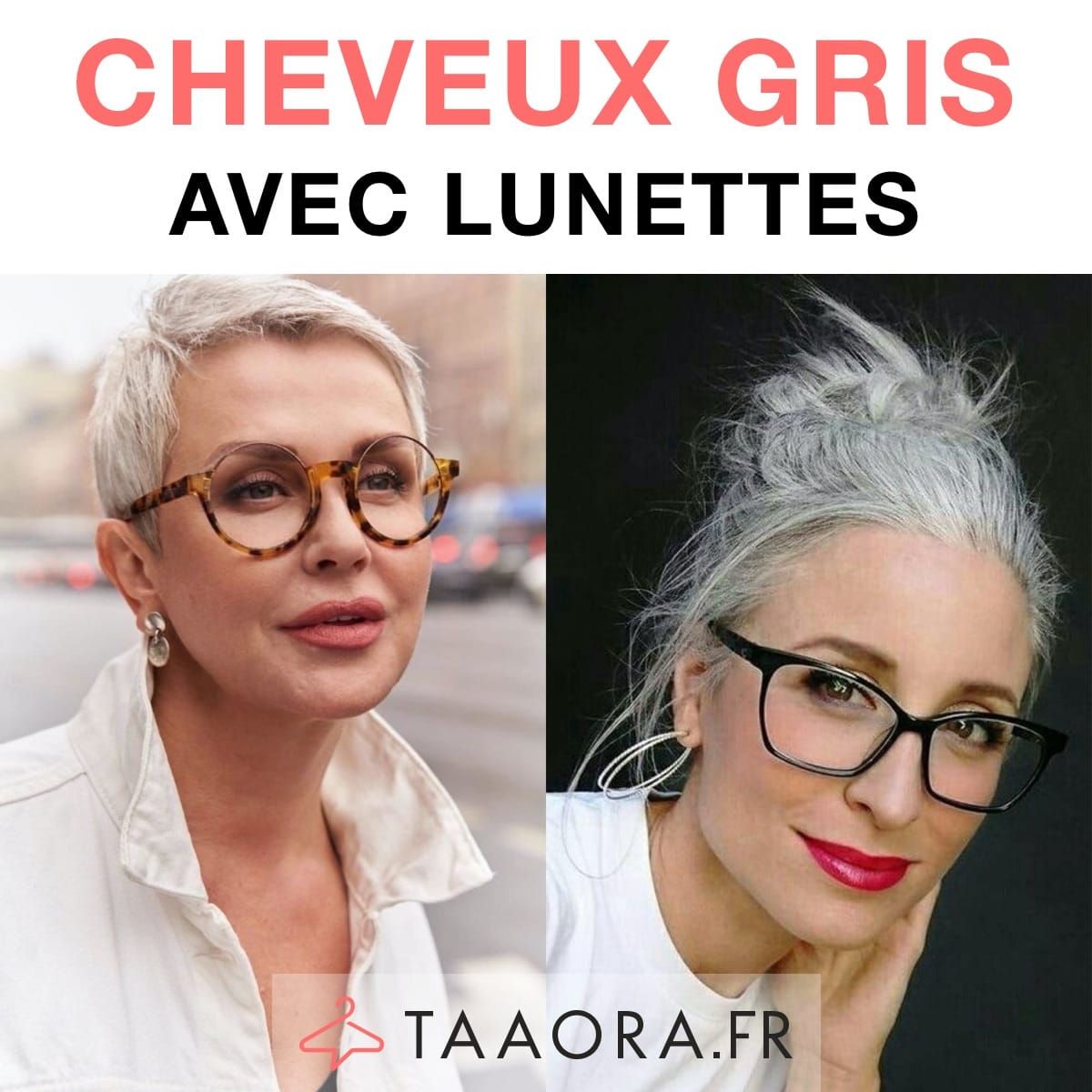 style coiffure lunettes 60 ans