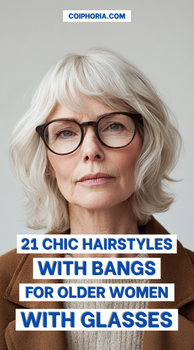 style coiffure lunettes 60 ans