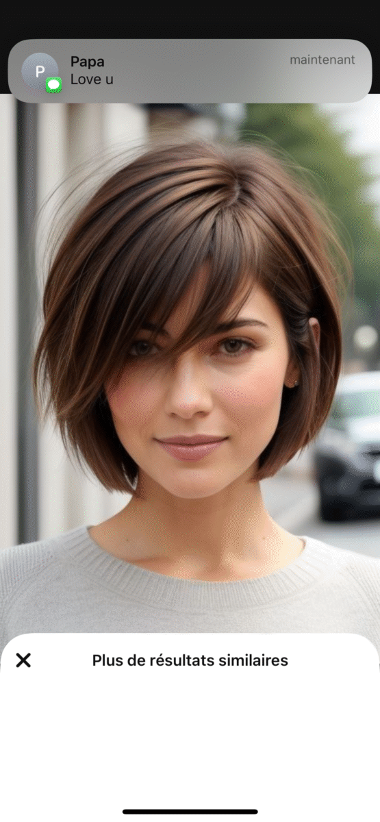 carré court intemporel