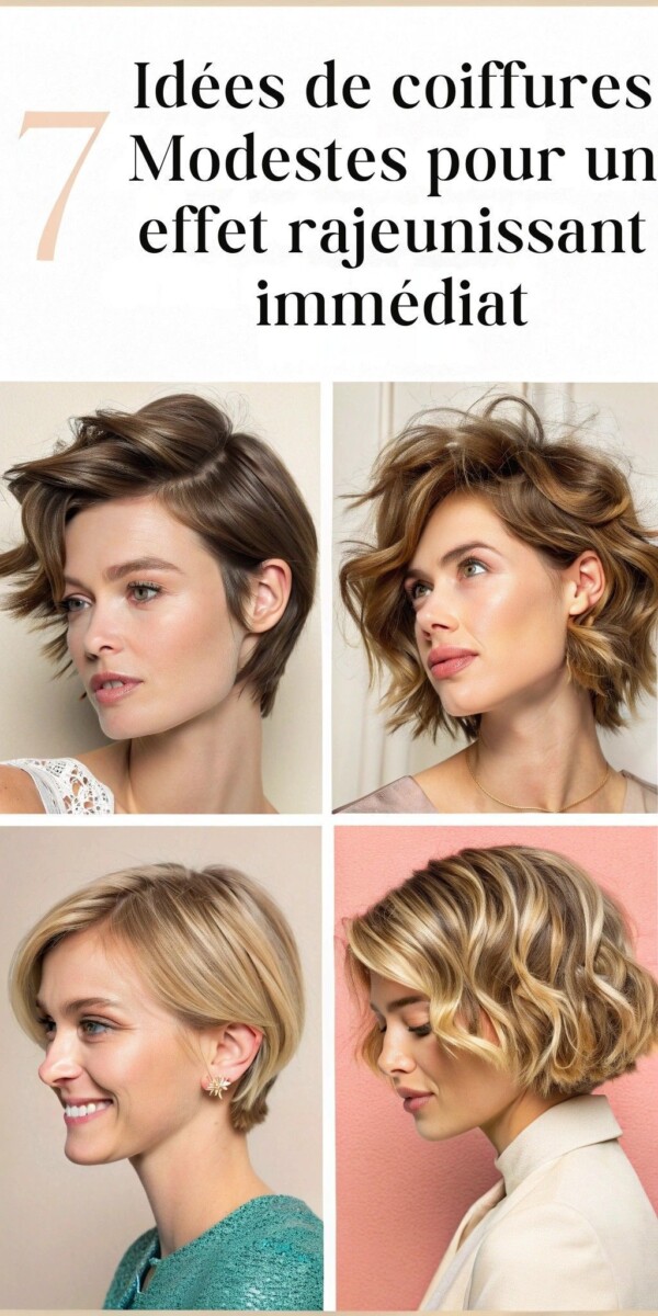 coupe courte rajeunissante