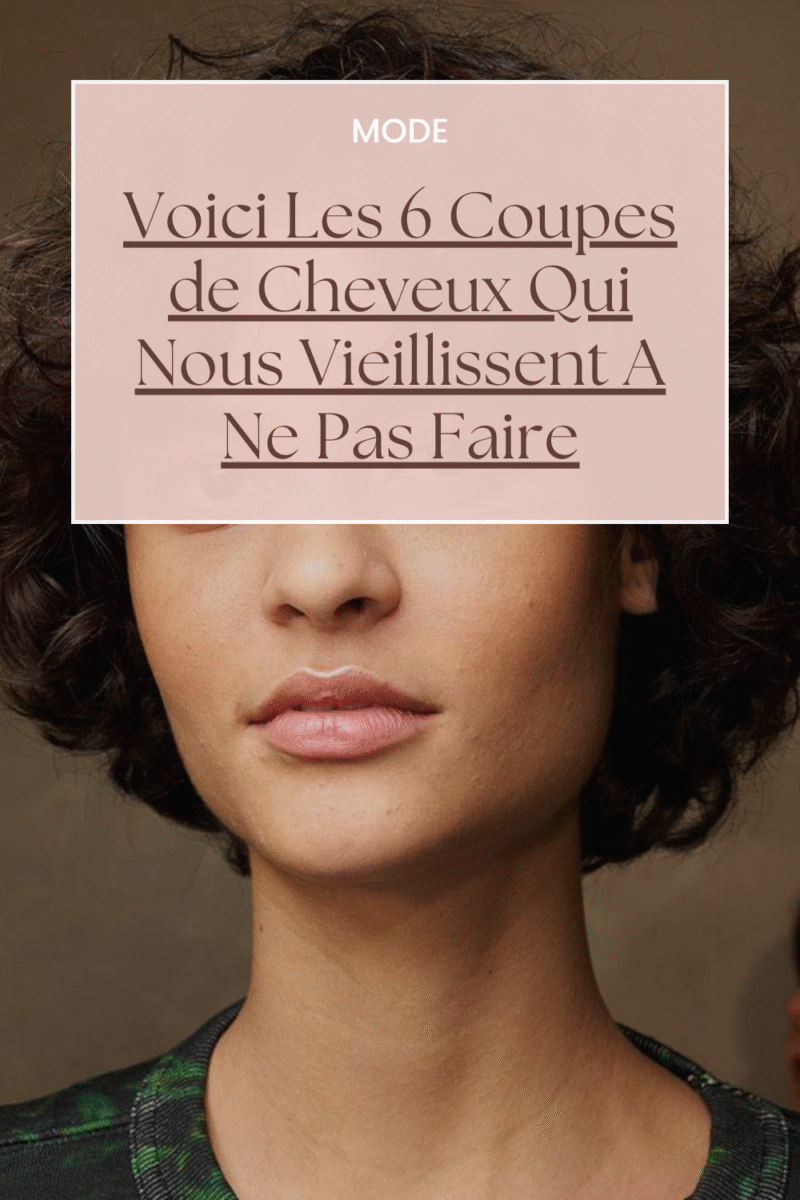 coupe courte rajeunissante