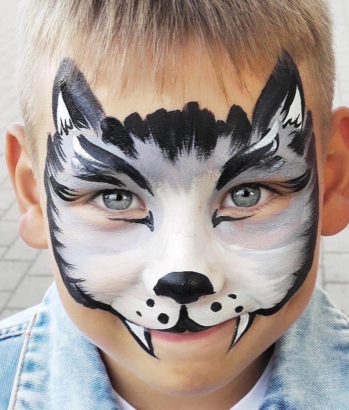 Tutoriel maquillage loup enfant