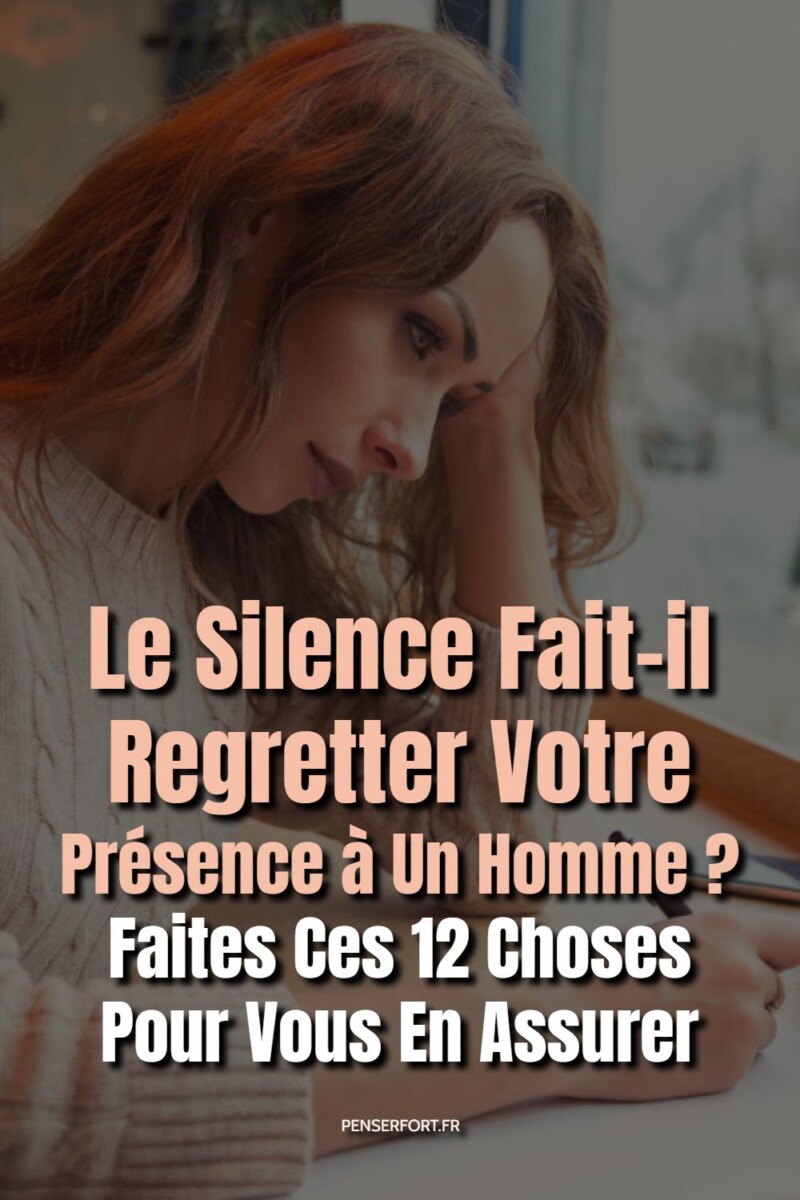 Faire regretter homme qui ignore