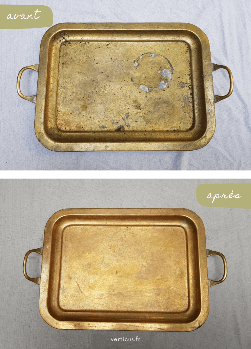 Nettoyage écologique plaqué or