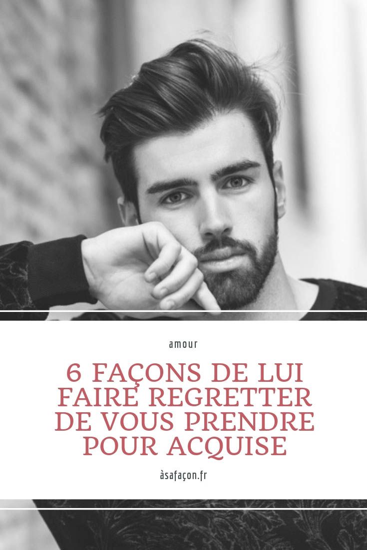 Faire regretter homme qui ignore