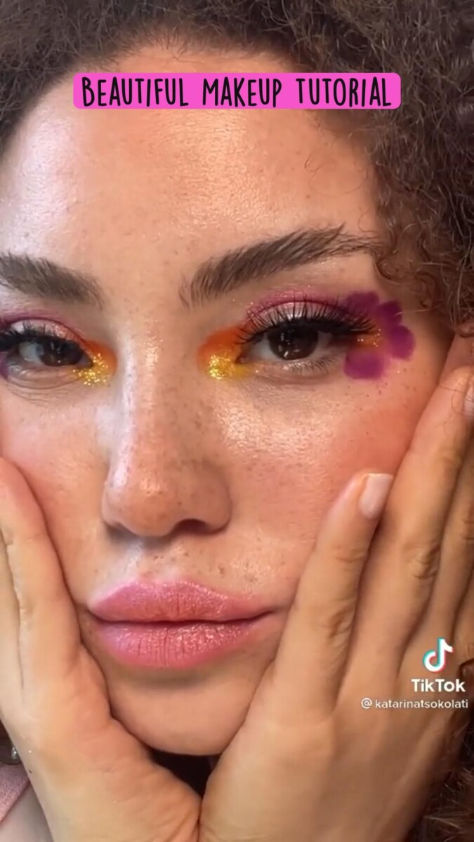 Maquillage festival créatif