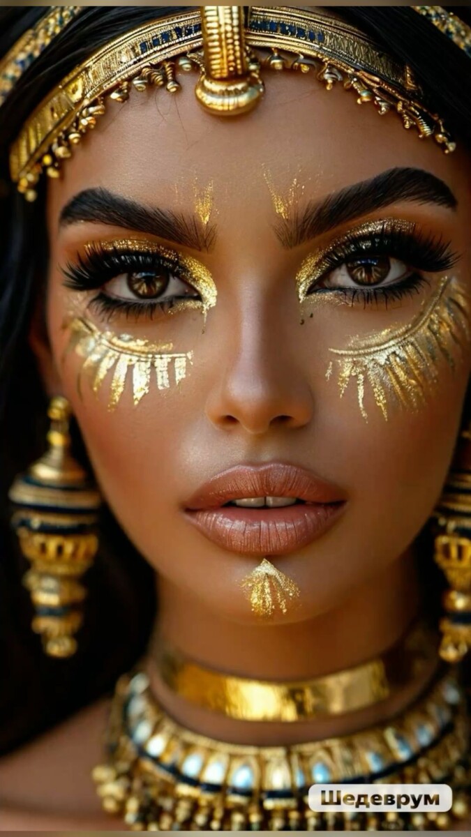 Maquillage égyptien Cléopâtre