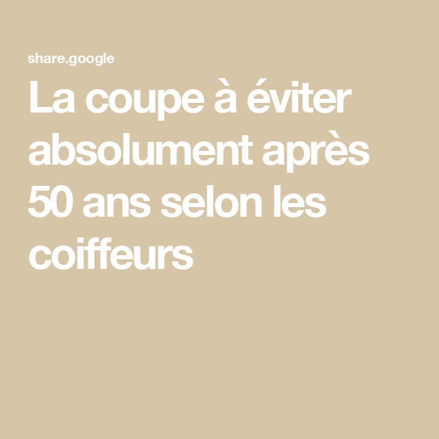 Réussite après 50 ans transformation