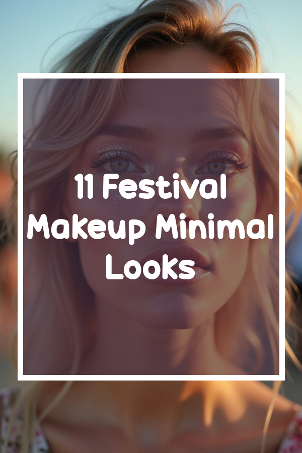 Maquillage festival simple débutant