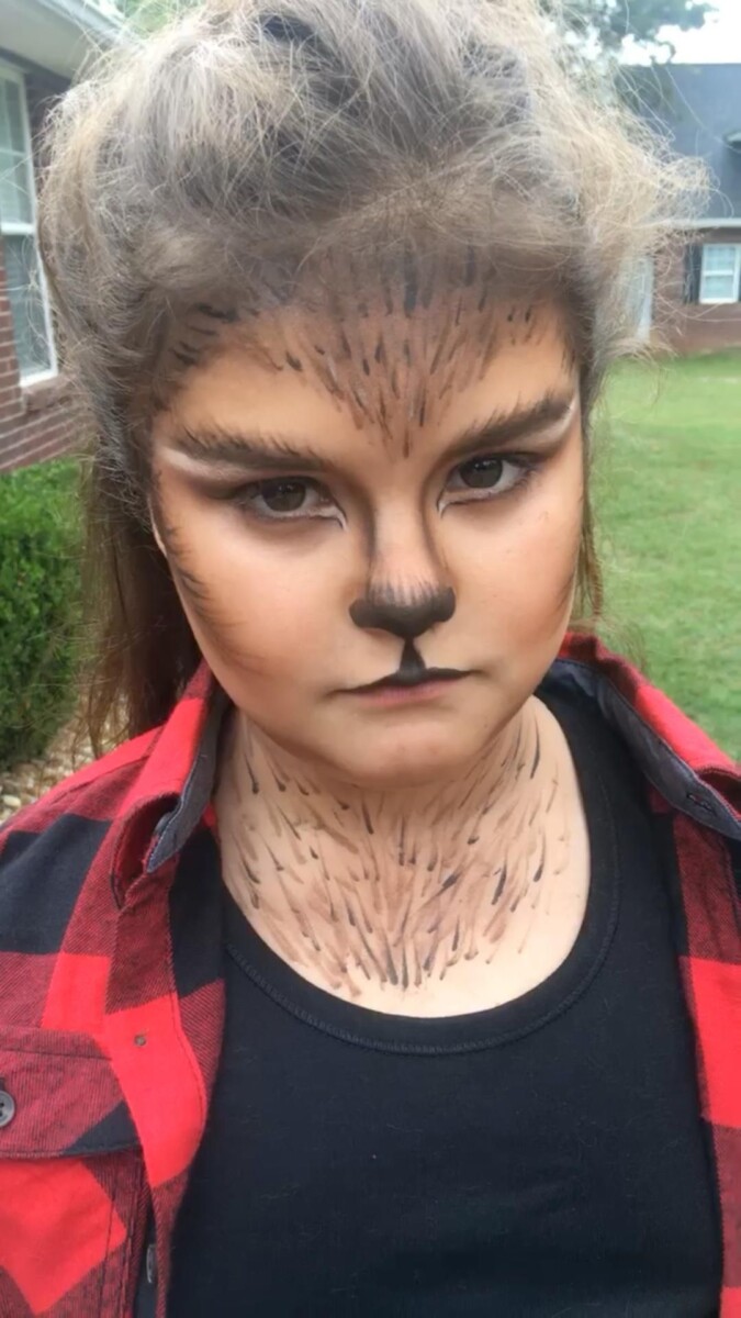 Tutoriel maquillage loup enfant