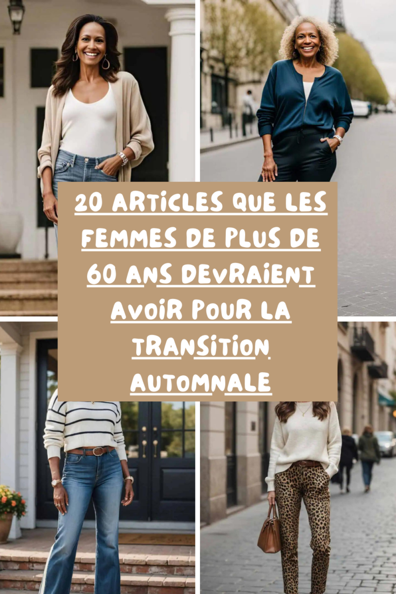Style éclatant femme 60 ans