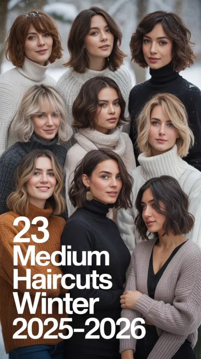 Idée coiffure mi-longue 2025