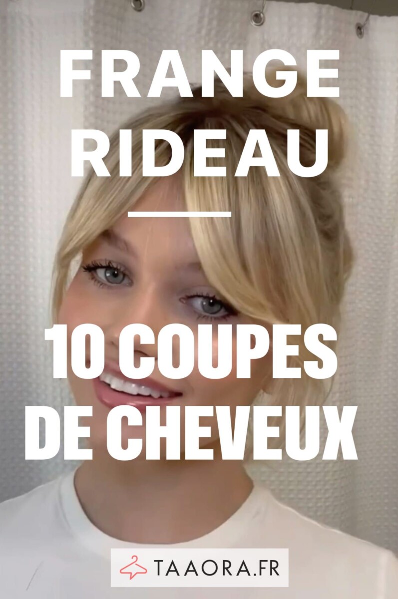 Carré avec frange rideau