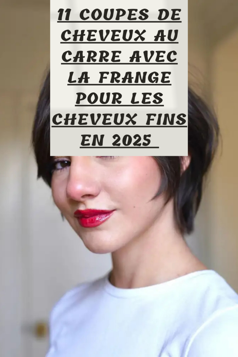 Style carré frange rideau