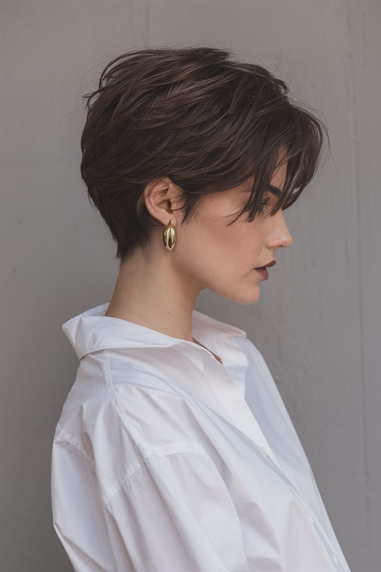 Coupe garçonne femme tendance