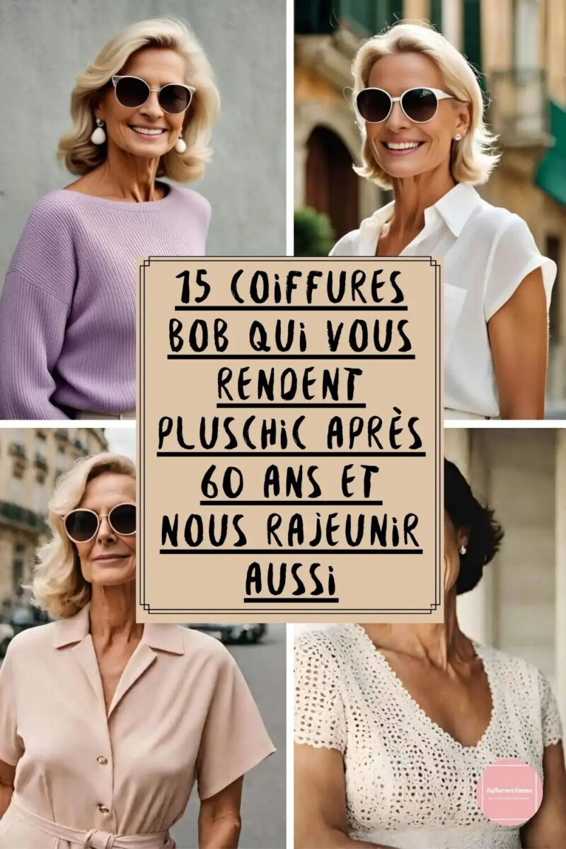 Coiffure rajeunissante femme 60 ans