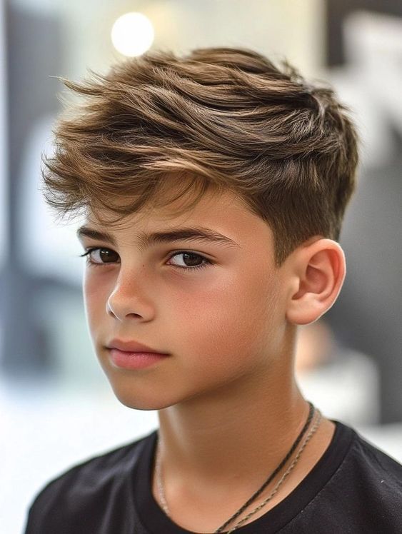Coupe garçon 12 ans stylée