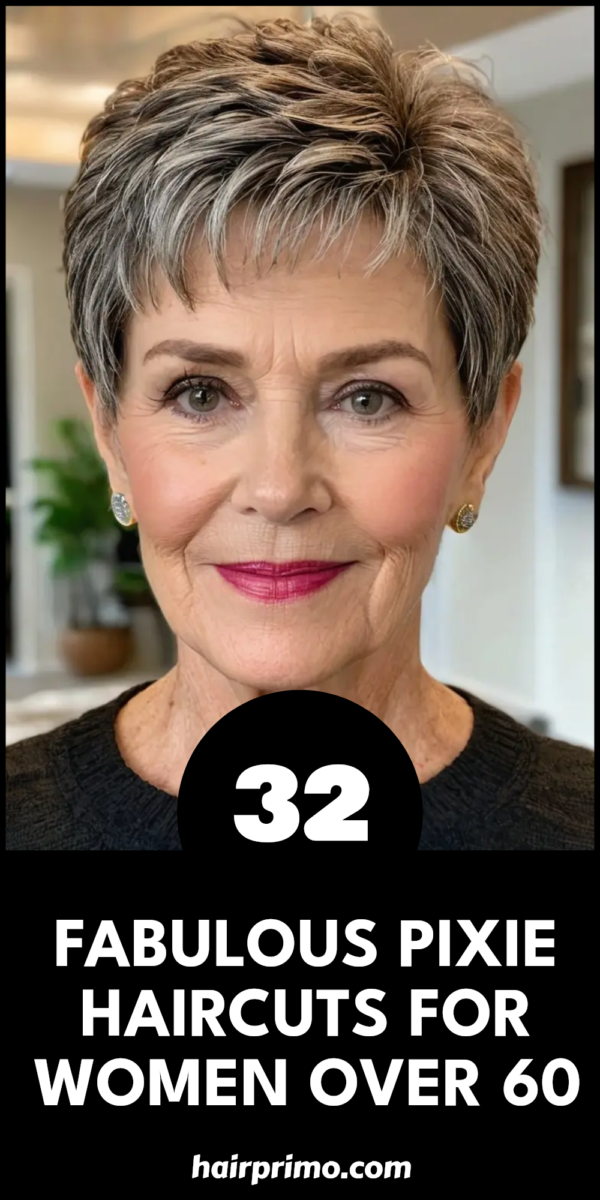 Coupe courte effilée 60 ans