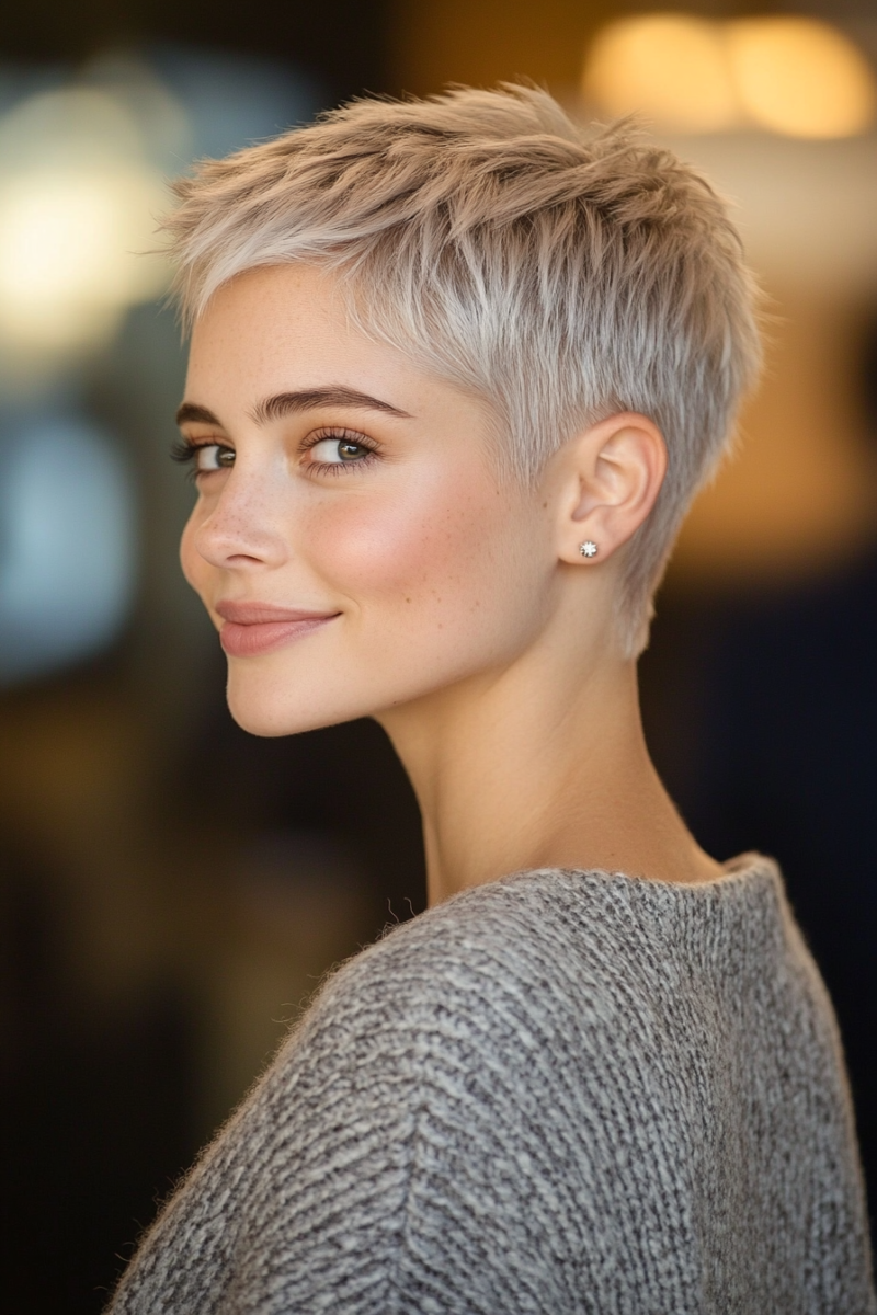 Coupe courte femme moderne