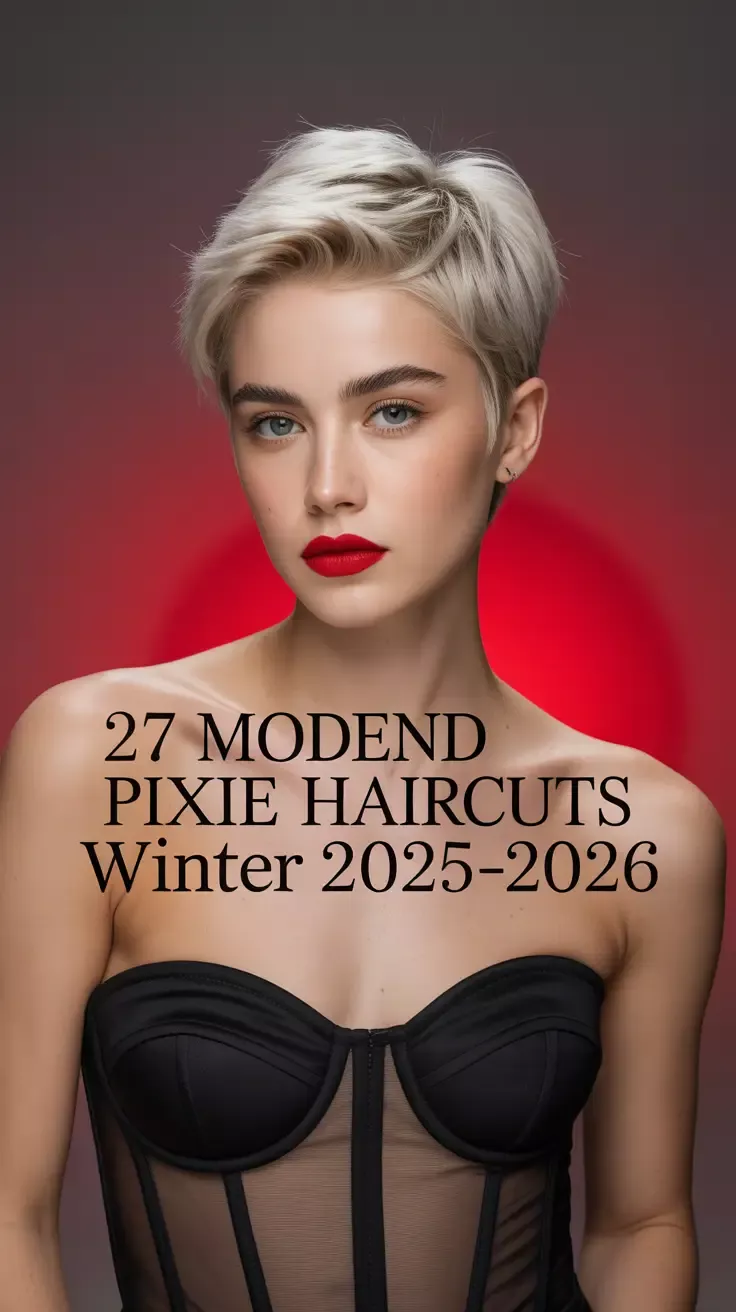 Coupe garçonne tendance