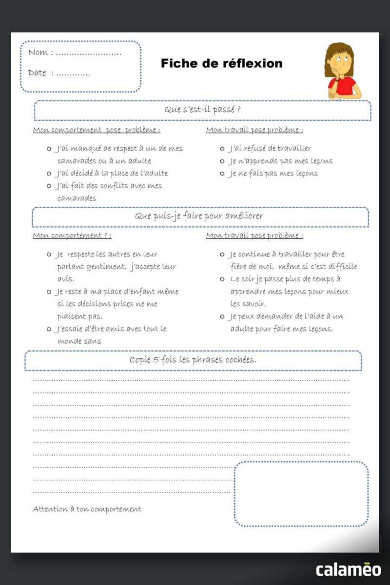 Psychologie comportement calme