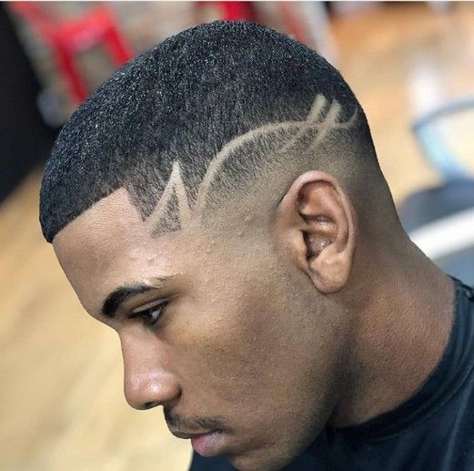 Trait cheveux homme dessin