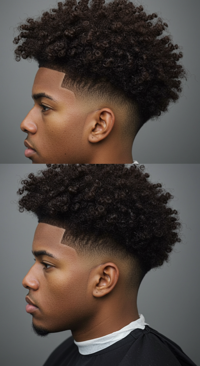 Coupe afro homme tendance