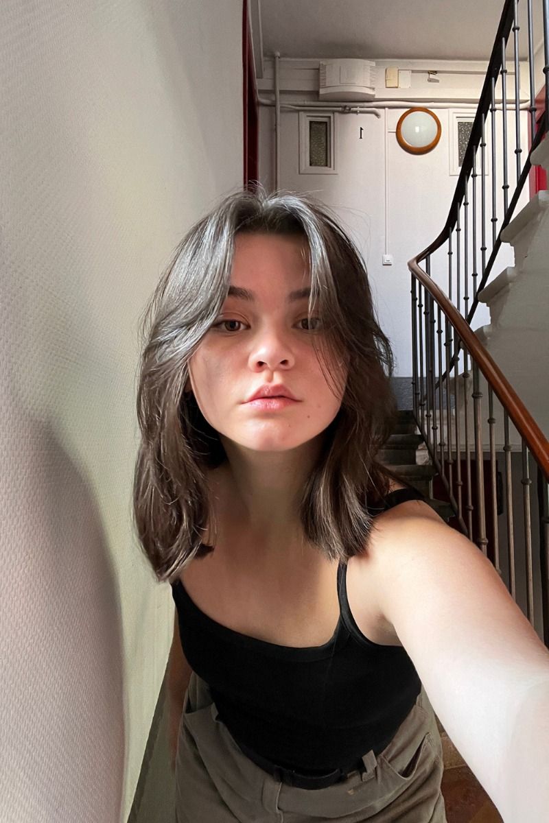 Style carré frange rideau