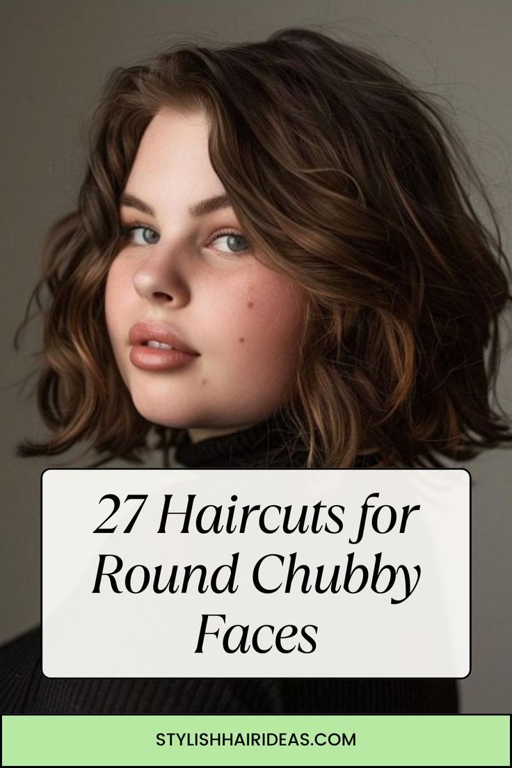 Coiffure visage rond femme