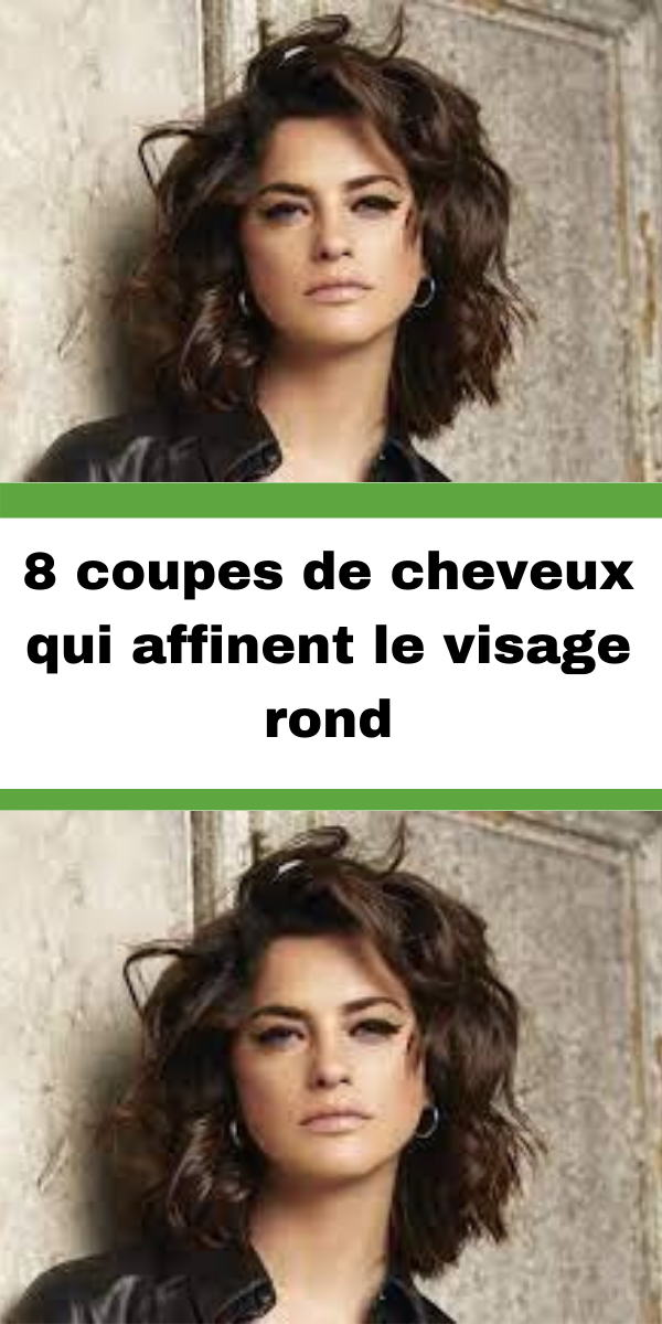 Coiffure visage rond femme