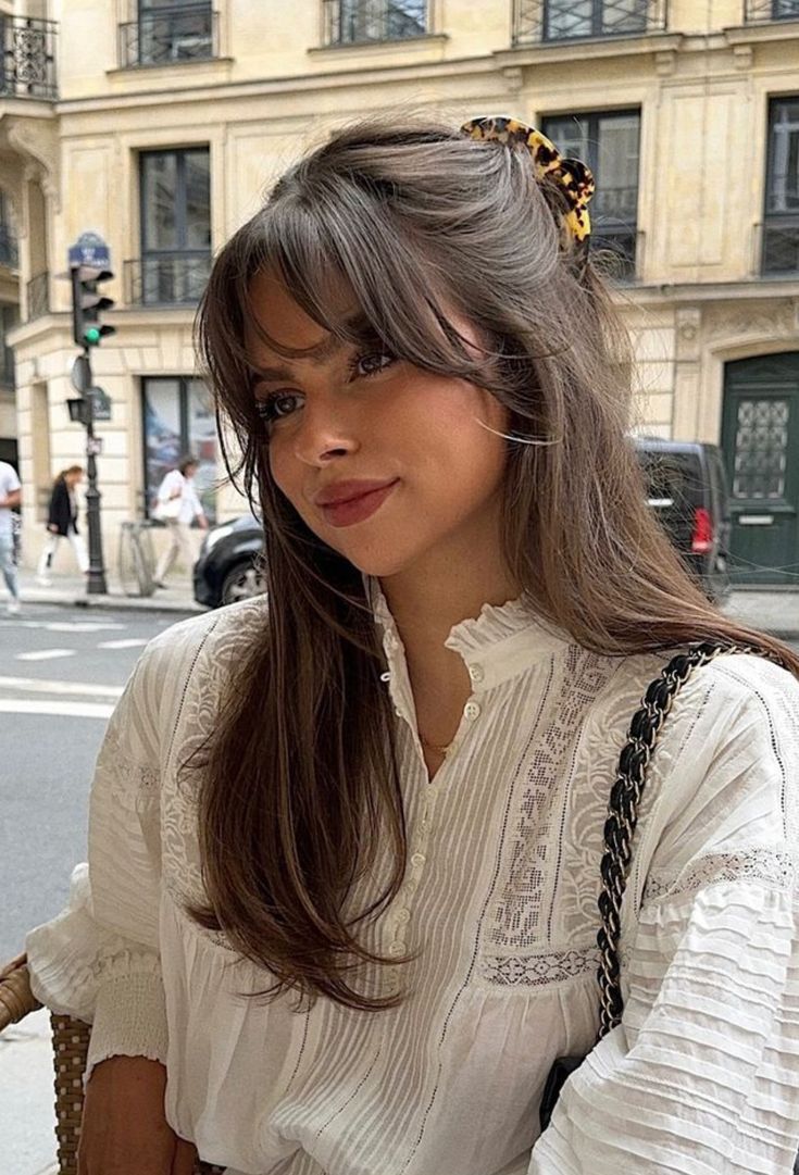 Dégradé effilé frange moderne