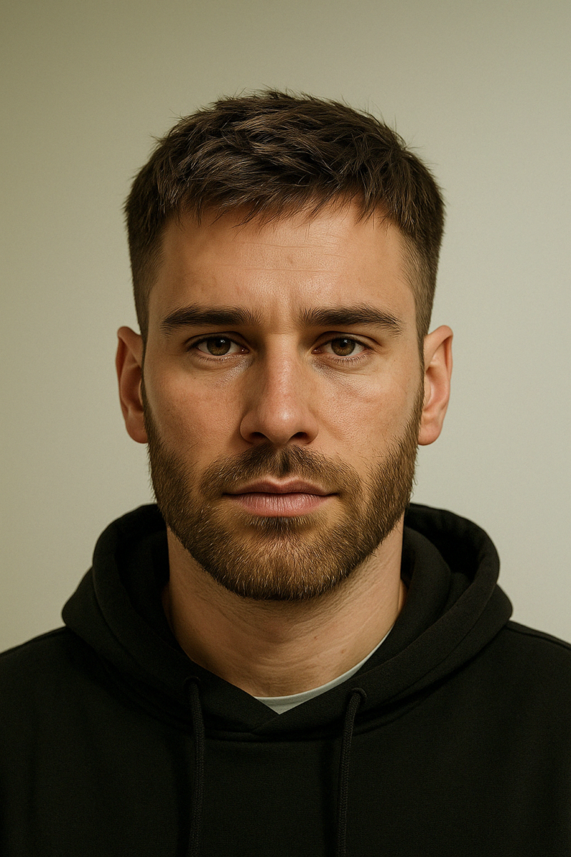 Coupe homme courte classique