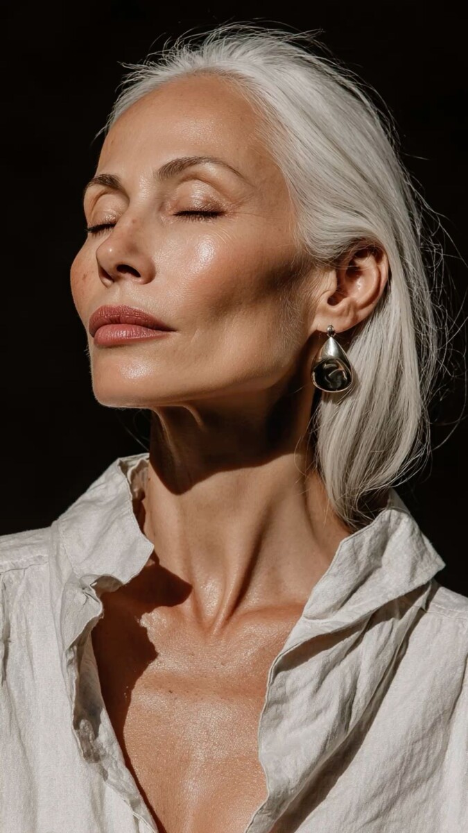 Coiffure moderne femme 60 ans