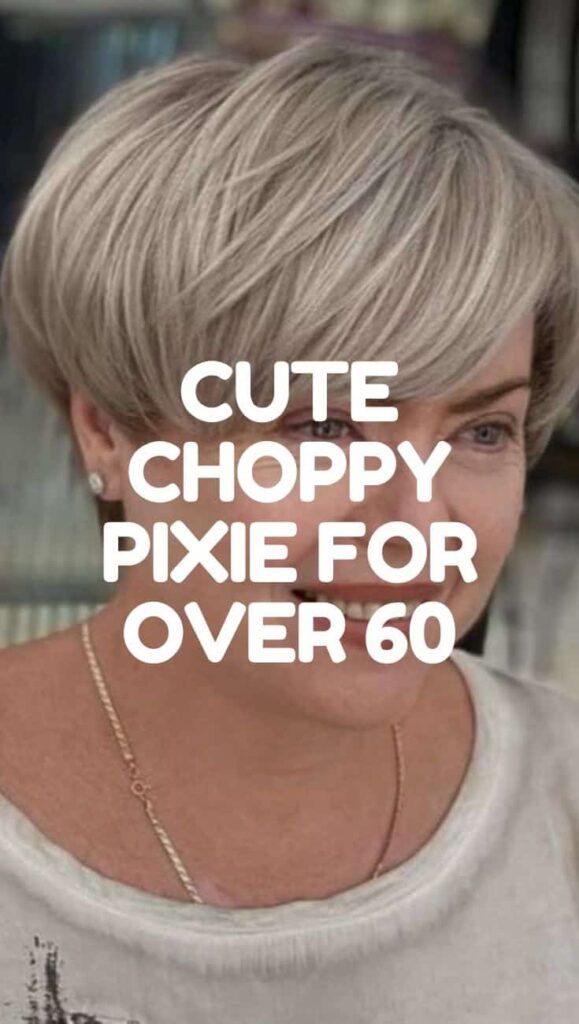 Coupe courte effilée 60 ans